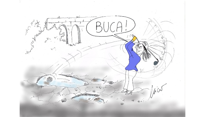 Raggi e le buche di Roma