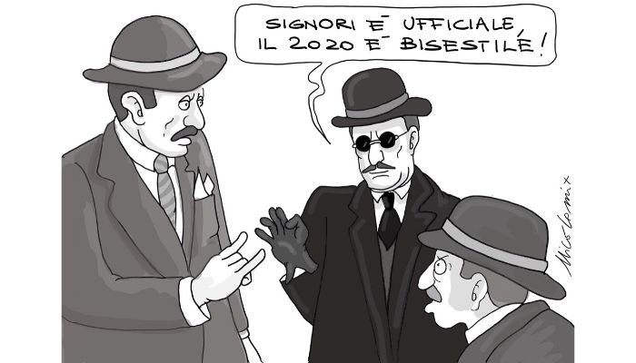 bisestile . Il 2020 iniziato con il coronavirus è un anno bisestile, parola di Totò iettatore. Nicocomix