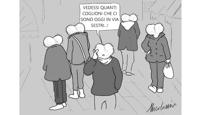 il merlo disse al corvo . Coronavirus . Nicocomix