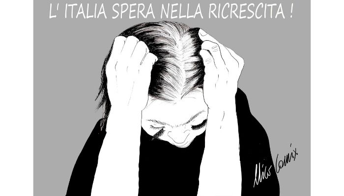 Ricrescita . L'Italia spera nella ricrescita, ma i parrucchieri sono ancora chiusi! Nicocomix