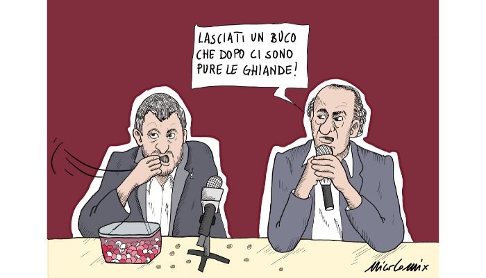 Ghiande . La sensibilità di Salvini mentre Zaia parla in conferenza di neonati morti in ospedale per batterio. Nicocomix