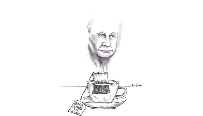 russian tea .  sconsigliato assumere the se avversario politico di Putin. Avvelenamento di Alexei Navalny . Nicocomix