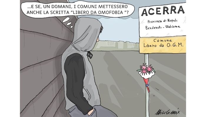 comune libero da omofobia.  . Nicocomix