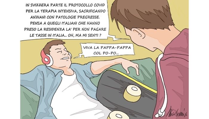 Anche la Svizzera ha i buchi nella sanità oltre che nel formaggio!Emergenza Covid. Nicocomix