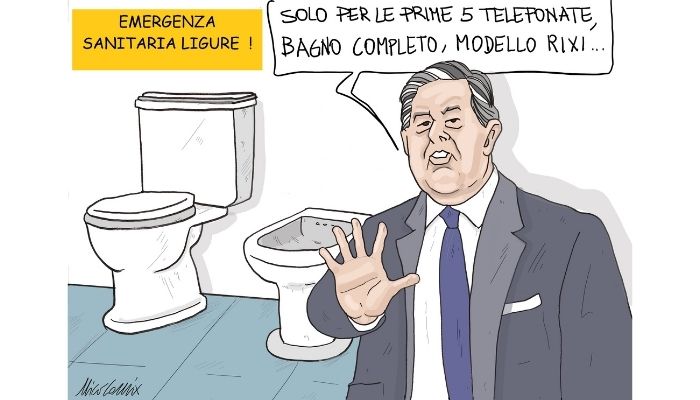 Emergenza sanitaria in Liguria secondo Giovanni Toti. Nicocomix