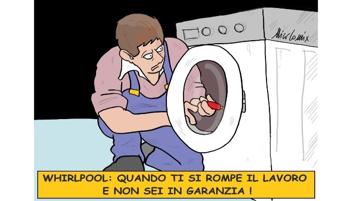 Whirlpool, scaduta garanzia . A Napoli chiuse lo stabilimento della Whirlpool. 350 persone perdono il lavoro. Nicocomix