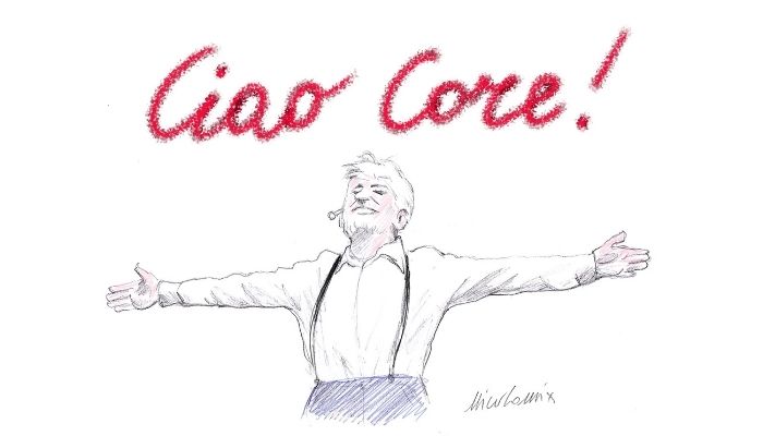 Ciao Core . Omaggio al grande Gigi Proietti. Nicocomix