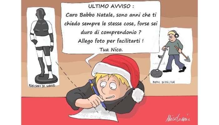 Ultimo avviso per Babbo Natale . La mia letterina di Natale. Nicocomix