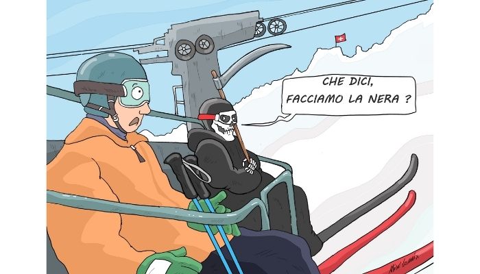 in Svizzera si può sciare. In tempo di covid non rinunciano a introiti. Nicocomix