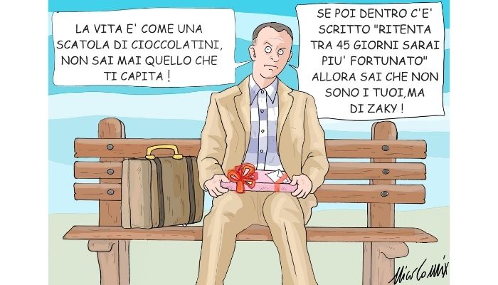 ritenta, sarai più fortunato! libertà per Patrick Zaky . Nicocomix