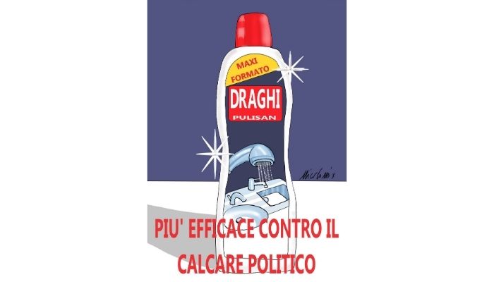 Draghi . Sarà in grado di guidare il paese ed essere efficace contro il calcare politico? Nicocomix