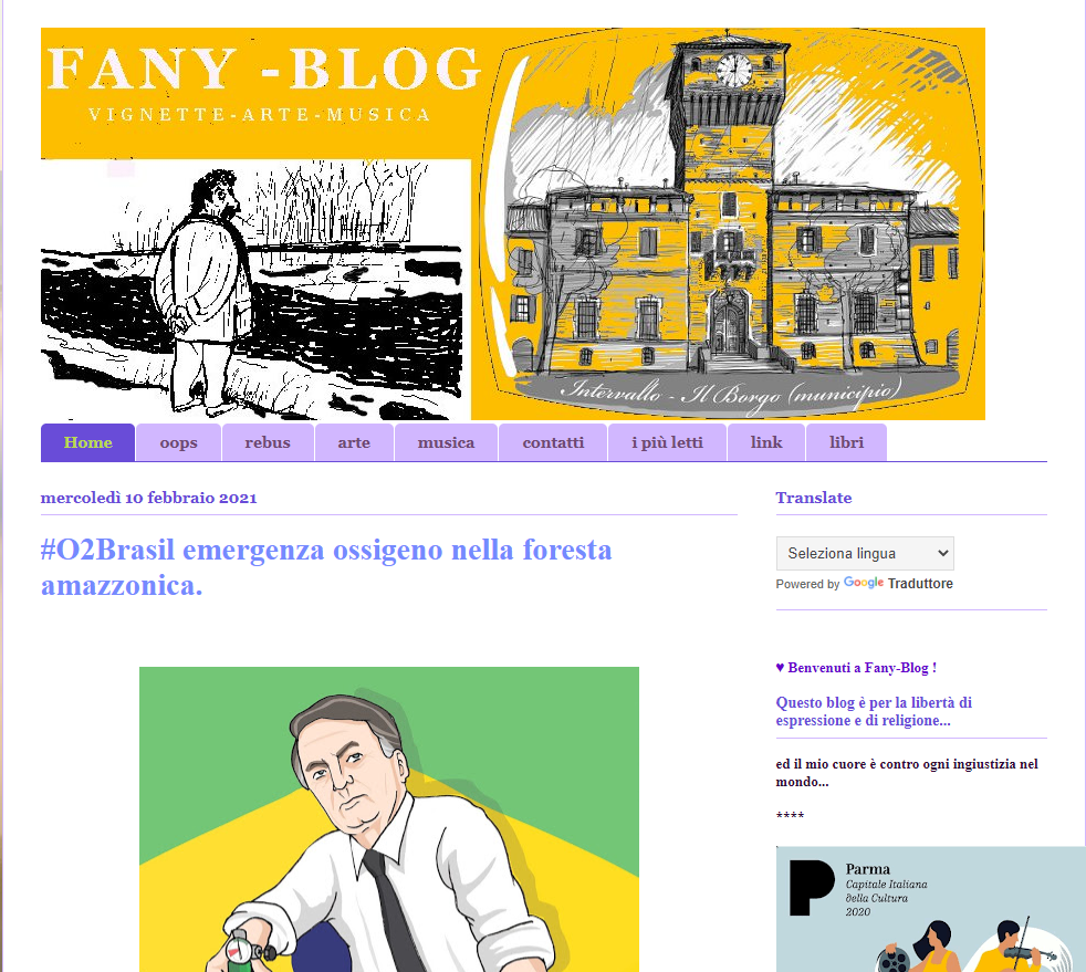 Fany Blog . Vignettisti per il Brasile. Nicocomix