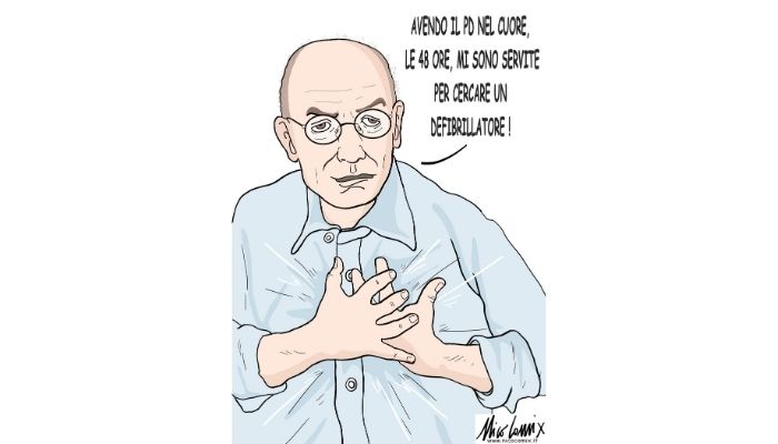 Enrico Letta e il PD nel cuore. Nicocomix