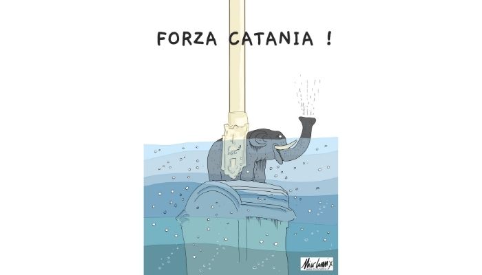 FORZA CATANIA . Alluvione a Catania. Nicocomix