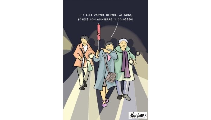 e adesso buio. Rincaro bollette, la protesta dei comuni italiani. Nicocomix