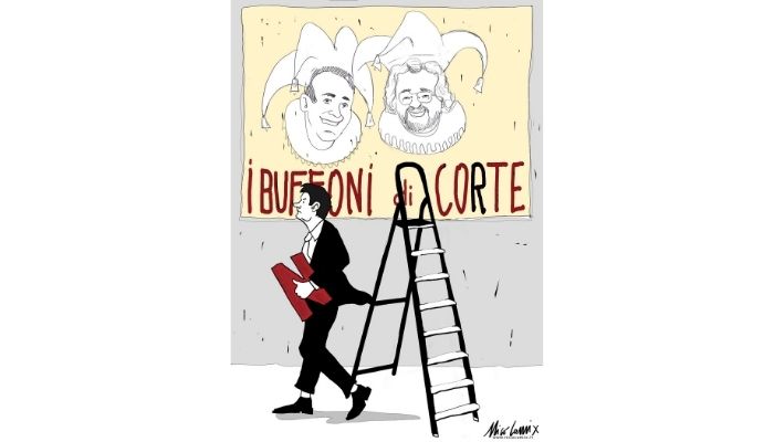 i buffoni di corte. Il movimento 5 stelle e la saga per il potere. Nicocomix