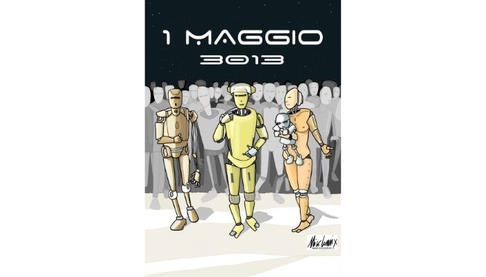 primo maggio futuristico. Nicocomix 