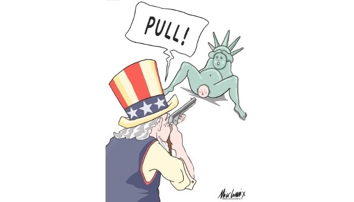 Pull . La lobby delle armi d'America. Nicocomix