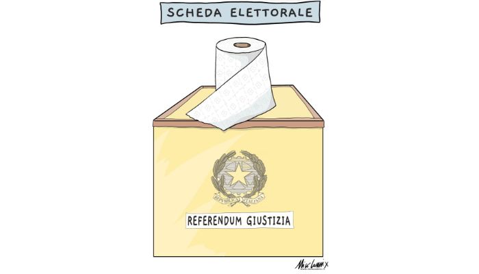 Referendum giustizia. Nicocomix