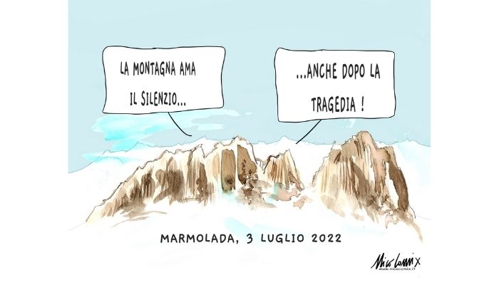 la montagna ama il silenzio . Nicocomix