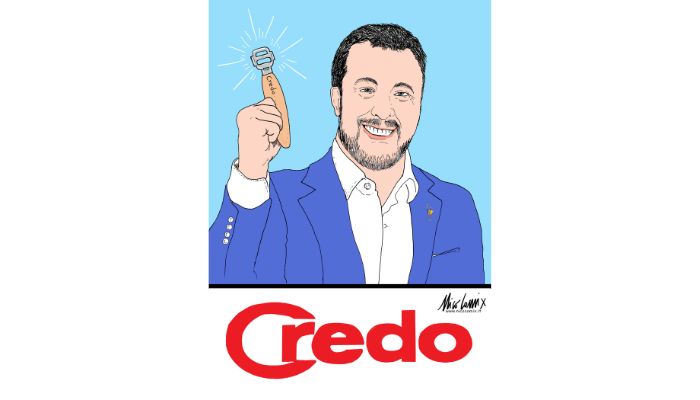 Credo. Lo slogan di Matteo Salvini. Nicocomix