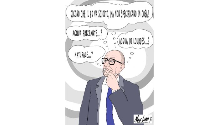 Sciogliere il PD . Enrico Letta e i dubbi sul partito. Nicocomix