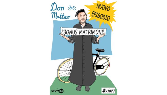 Don Matteo. Il bonus matrimoni proposto dalla Lega di Salvini. Nicocomix