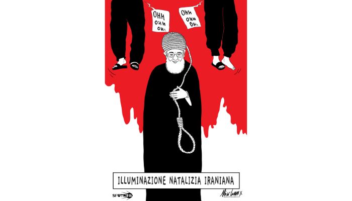 illuminazione natalizia iraniana. Nicocomix