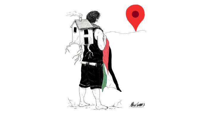 GOOGLE MAPS. Free Palestine. Nicocomix
